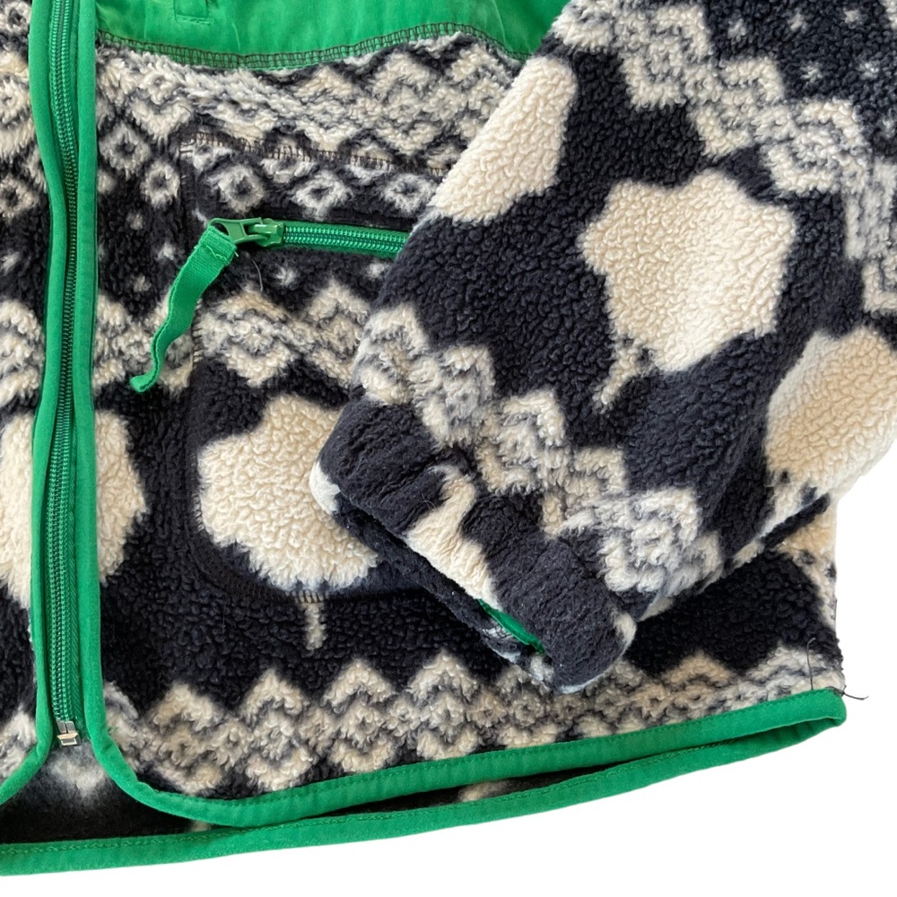 Urban Outfitters Stormi Jacket Women’s M Black/Green Animal Print Full Zip Up - Picture 7 of 13